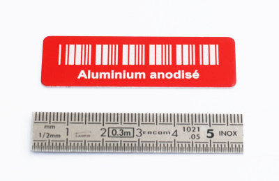 marquage aluminium anodisé