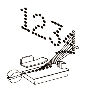 CIJ printhead diagram 