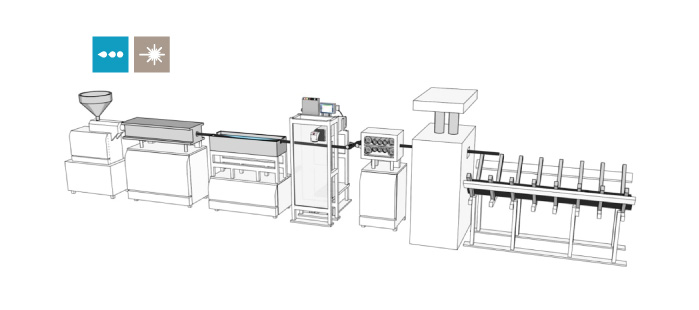 Extrusionsanlagen mit Kennzeichnungslaser