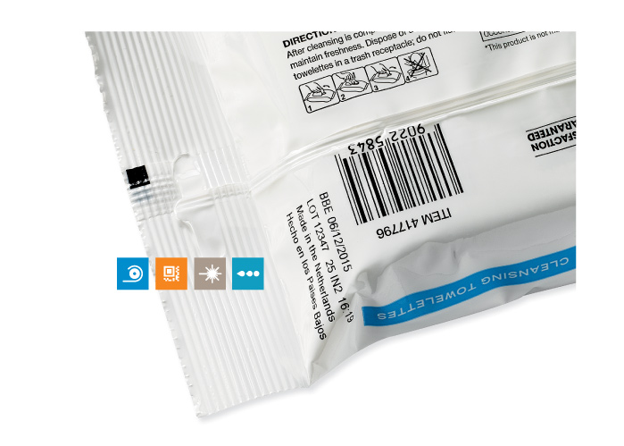Barcode printers on flexible packaging 