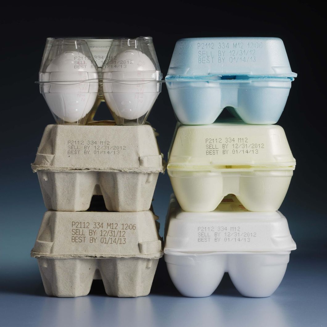 Marcaje para huevos y sus cajas