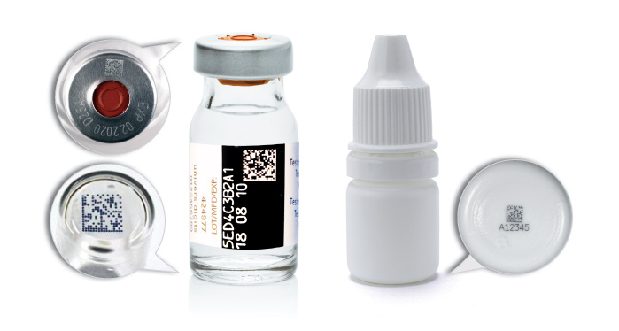 Märk medicin ampuller och små flaskor enligt lagliga krav med Laser och CIJ från Videojet