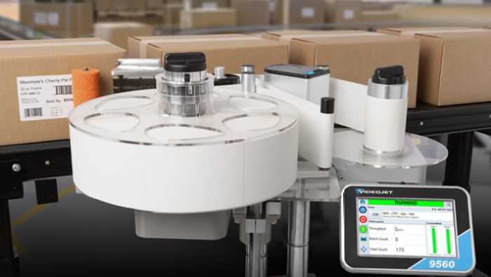 Videojet 7810 UV laser printer voor coderen op HDPE.