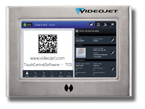Videojet 3030 激光打码机的触摸显示屏