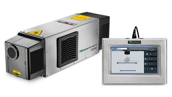 Videojet 3210小型二氧化碳激光打码机设备展示图