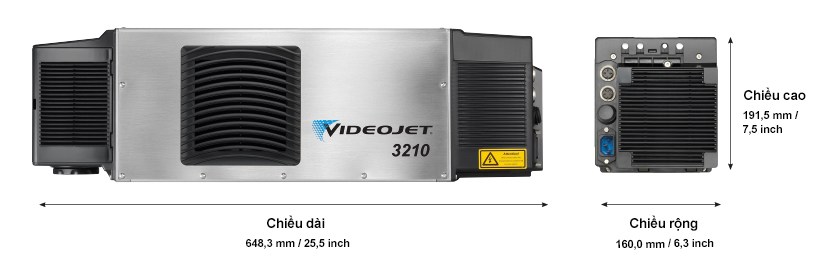 Máy khắc laser CO2 Videojet 3210