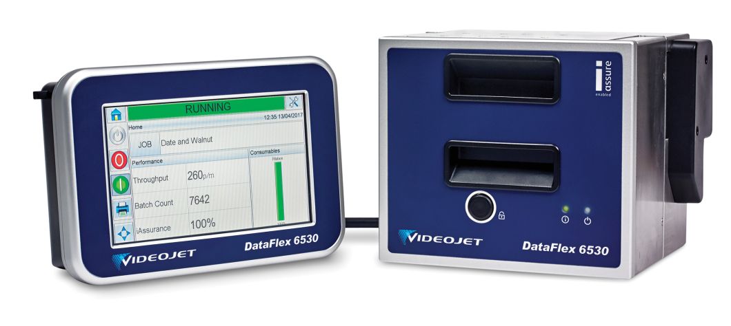 The Videojet 6530 and 6330 barcode printing machine