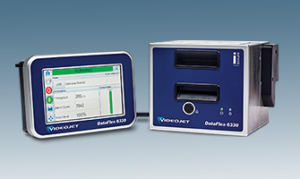 DataFlex printer van Videojet voor thermisch coderen met snelheden tot 750 mm per seconde.