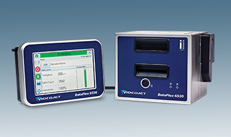 DataFlex printer van Videojet voor thermisch coderen met snelheden tot 1.000 mm per seconde.