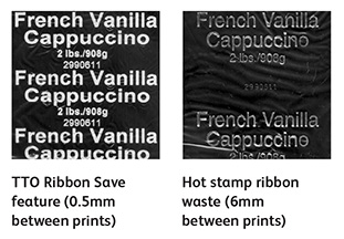 Hot Stamping Machine vs. Thermal Transfer Overprinter printkwaliteit.