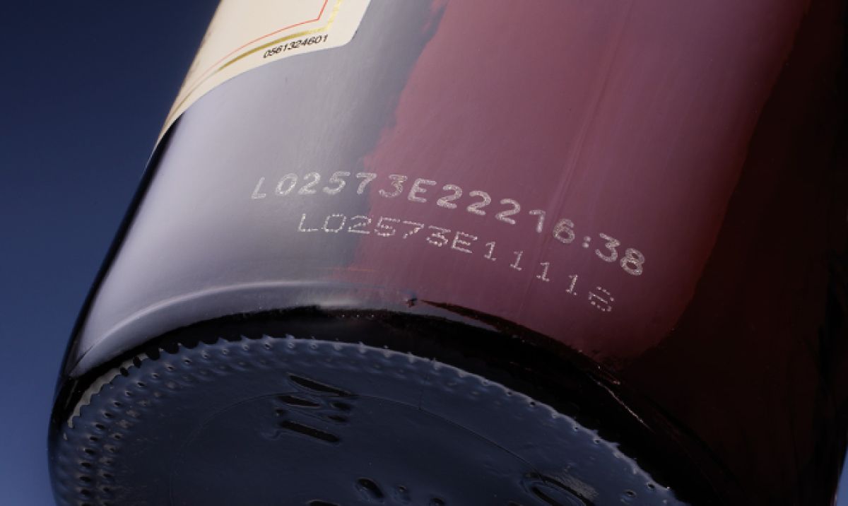 Glas lasergraveren met Videojet.