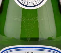 laser CO2 sur bouteille en verre