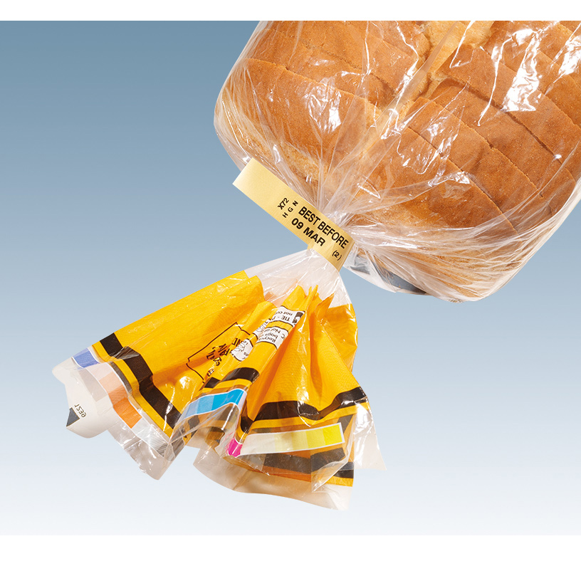 Best before dates printing on  bread bags and bread closures - Videojet Kenya 