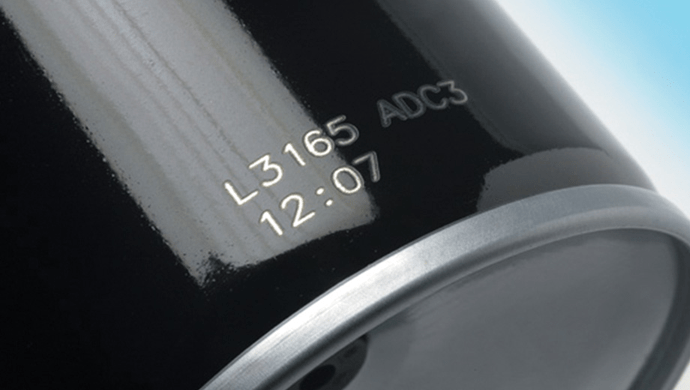 Laser printing on Chemical metal cans for permanent coding