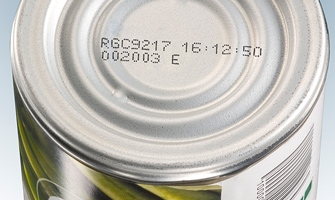 Inkjet Coding onto Metal Cans