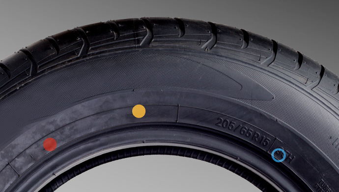 Produktkennzeichnung Industrie Aero-Brakepads - Reifen beschriften