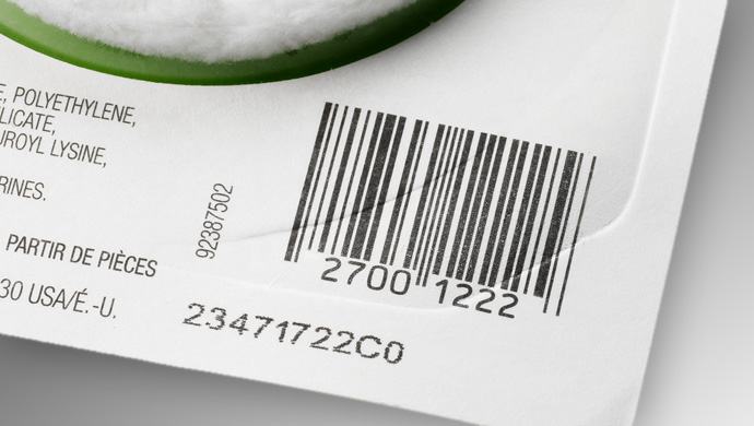 Print barcodes on Paperboard packages