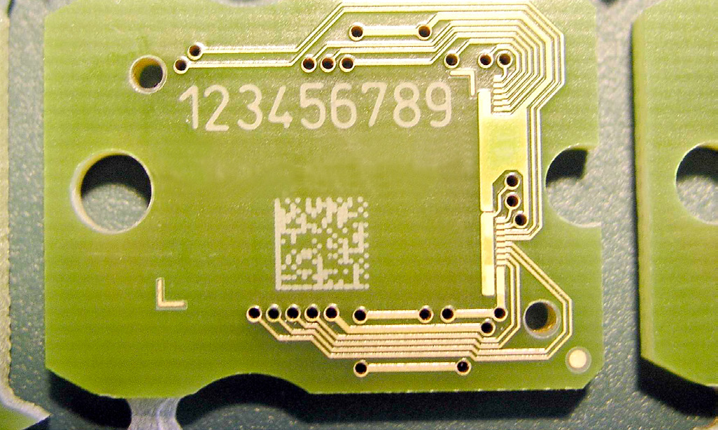 CO2 laser on circuit board assembly