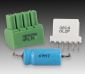 CIJ product marking: one- and two-line alpha-numeric codes in black ink on various plastic components