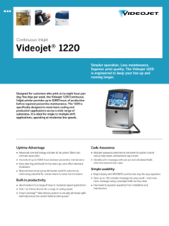 videojet 1220 printer