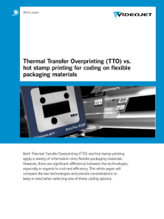 Thermisch Transfer Overprinten vs. hot stamp printing