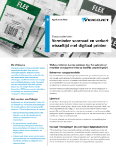 Verminder voorraad en verkort wisseltijd met digitaal printen op bouwmaterialen