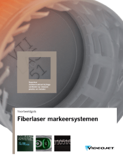 Print Sample Guide van de Videojet 7610 fiberlaser.